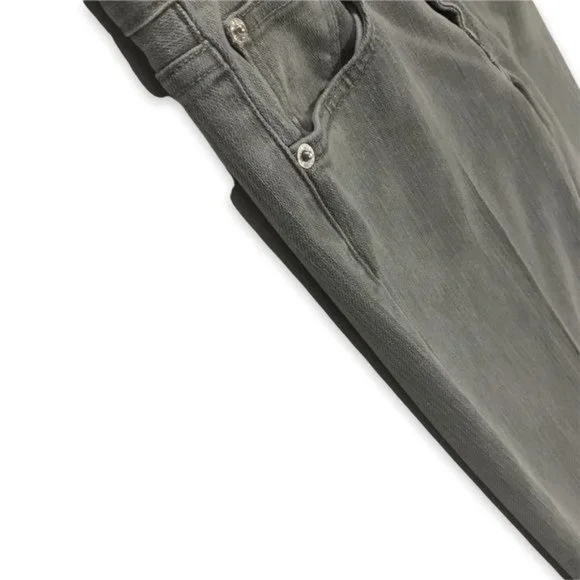 Ralph Lauren 867 Grey Straight Leg Jeans Size 28 Tall Girl - Picture 7 of 8